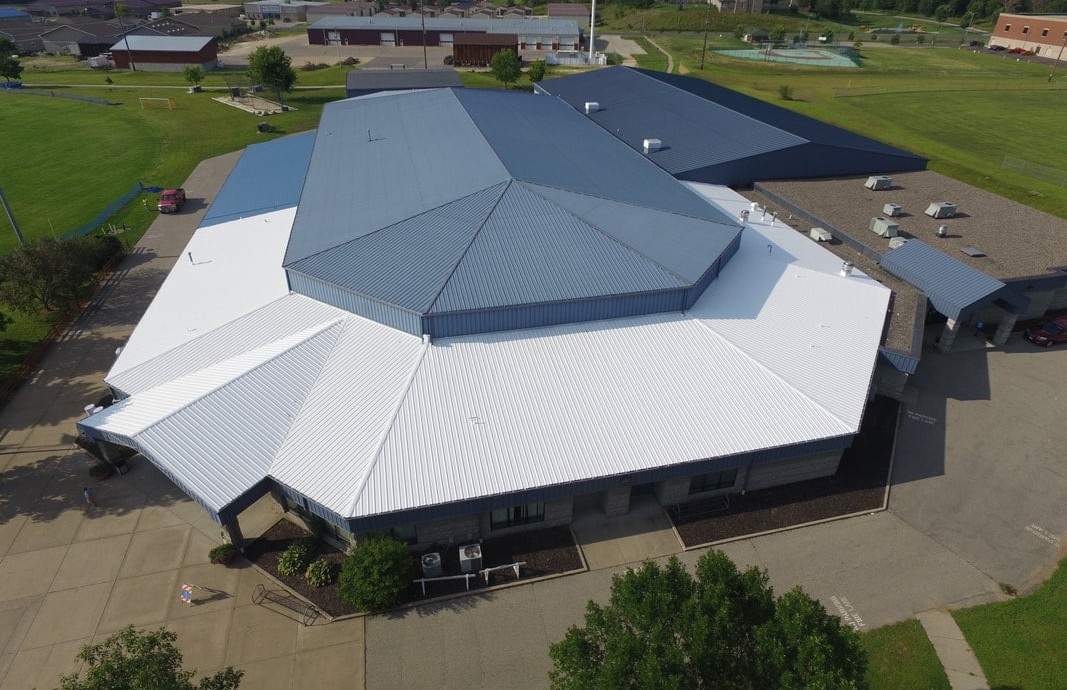 Big blue roof – after